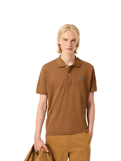 POLO SS  COTONE MARRONE